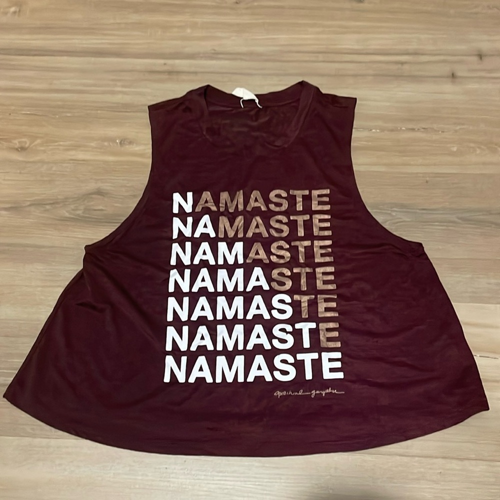 Womens Spirtual gangster muscle tank size small